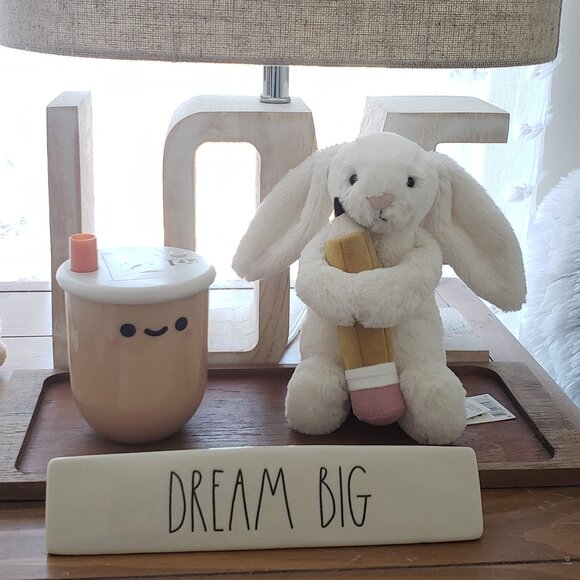 Jellycat Bunny With Pencil( small ) - Picture 4 of 8